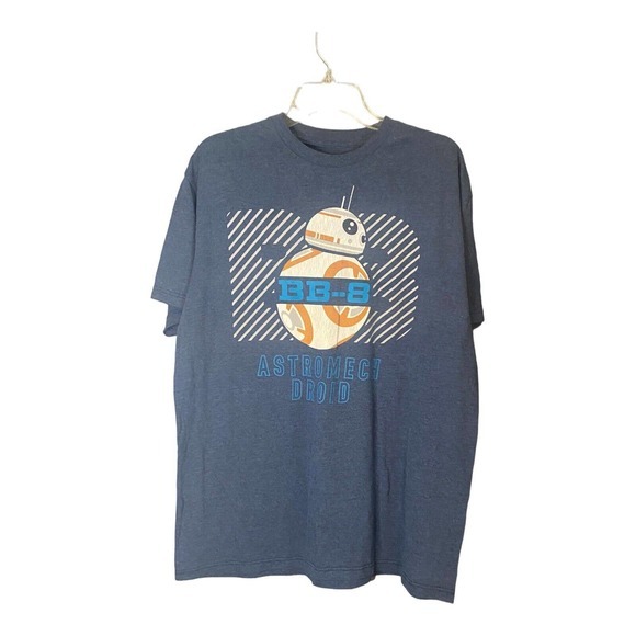 STAR WARS BB-8 Astromech Droid Robot Fifth Sun Blue Size XL Short Sleeve T-Shirt - Picture 1 of 4